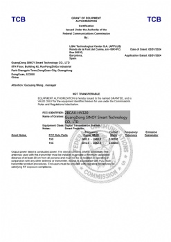 HY320 with CE ,ROHS ,FCC ID Report