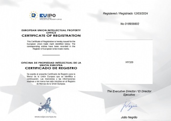 hy300/hy320/hy260/hy200/hy350 Trade marks and Patents